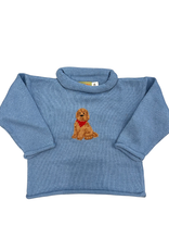 Luigi Chambrey Rolled Neck Sweater with  Doodle