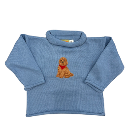 Luigi Chambrey Rolled Neck Sweater with  Doodle