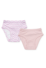 Lila + Hayes Lauren Underwear Set, Bows/Light Pink