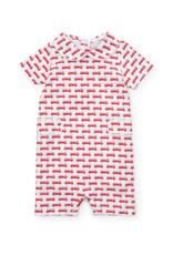 Lila + Hayes Henry Shortall Red Firetruck