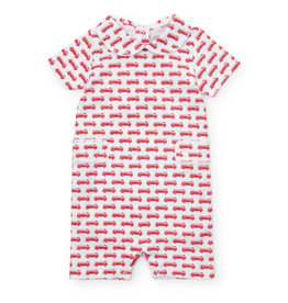 Lila + Hayes Henry Shortall Red Firetruck