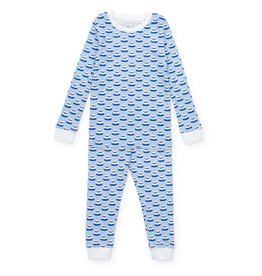 Lila + Hayes Grayson Pajama Set, Birthday Cake Blue