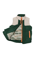 BlueQuail Clothing Co. Green/Khaki Classic Camo Vest