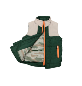 BlueQuail Clothing Co. Green/Khaki Classic Camo Vest