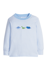 Little English Embroidered T-Shirt - Dinosaur