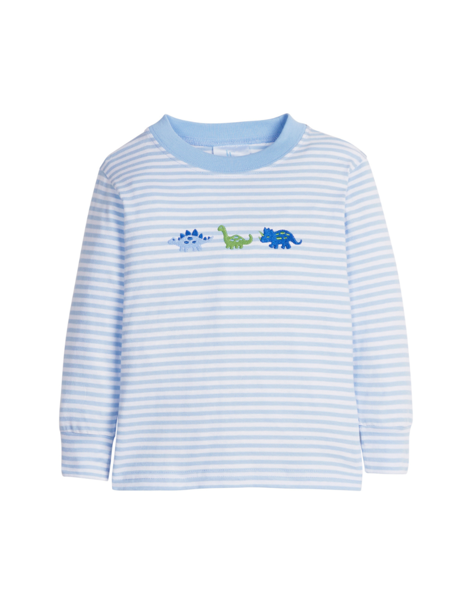 Little English Embroidered T-Shirt - Dinosaur