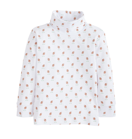 Little English Football Printed Turtlenuck
