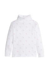 Little English Unicorn Printed Turtleneck