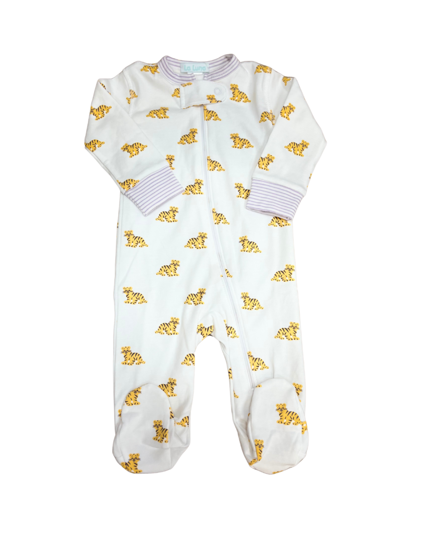Lulu Bebe LLC Pima Tiger Footie