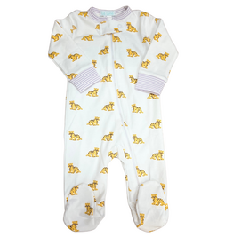 Lulu Bebe LLC Pima Tiger Footie