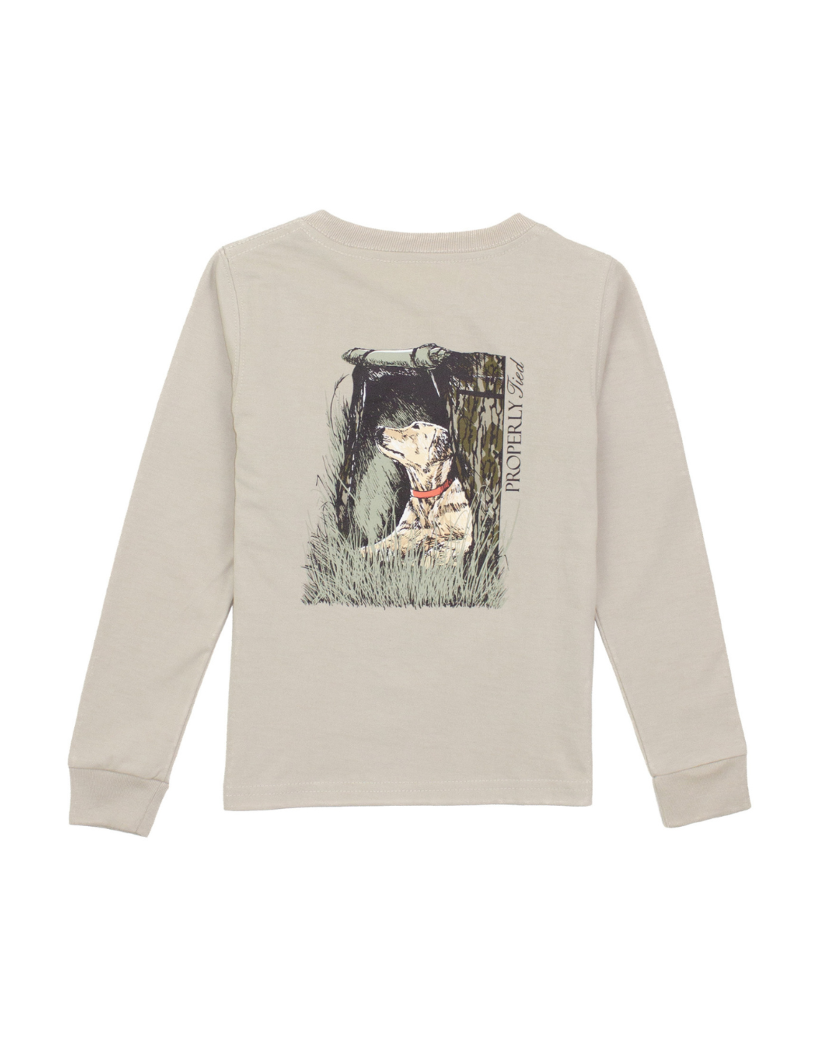 Properly Tied Boys Mossy Oak Lab LS Linen