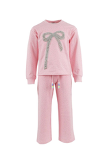 Lola and the Boys Pink Sparkle Bow Charm Set