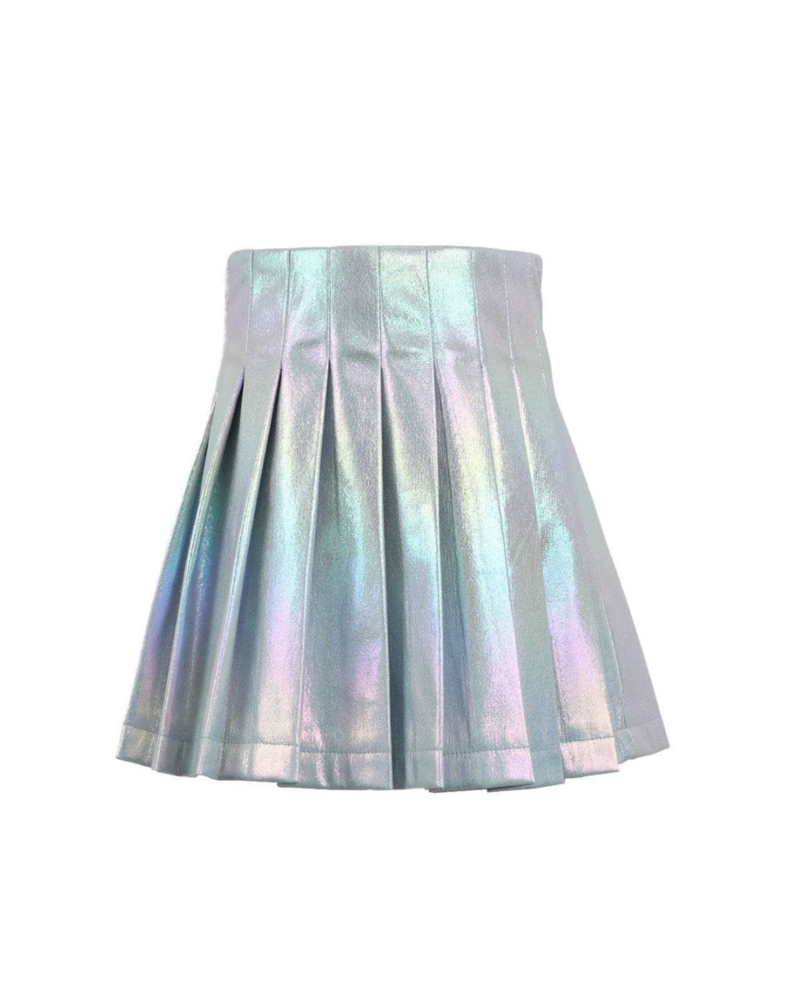 Lola and the Boys Hologram Shimmer Skirt