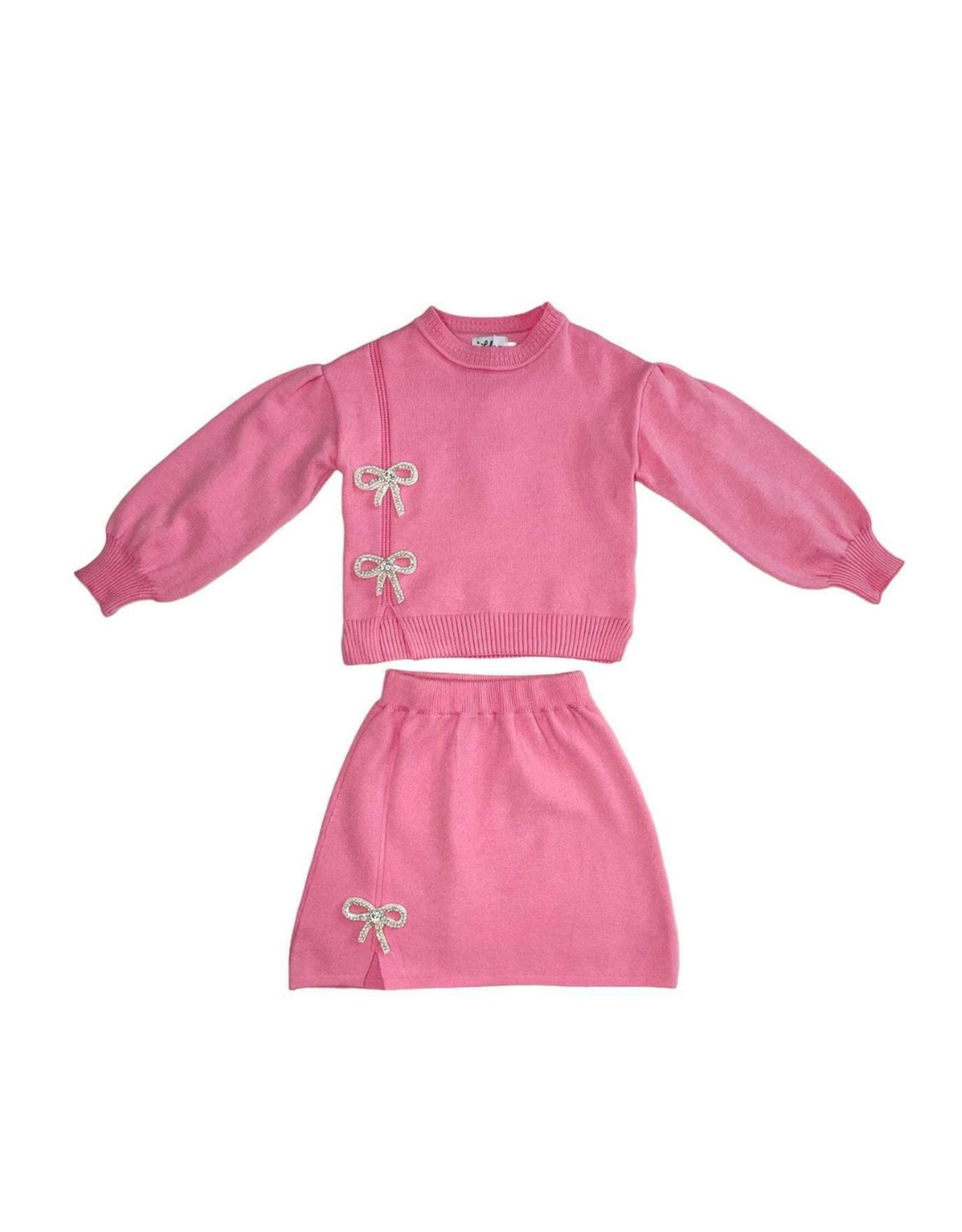 Lola and the Boys Pretty in Pink Bow Set