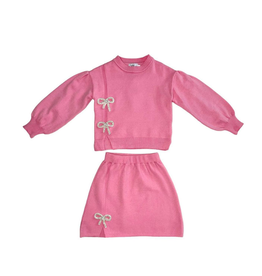 Lola and the Boys Pretty in Pink Bow Set