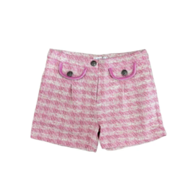 Lulu Bebe LLC Pink Tweed Shortie