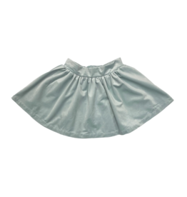 Lulu Bebe LLC Sofie Ice Blue Velvet Skirt