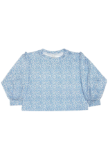Honesty Mini Blue Floral LS Box Top