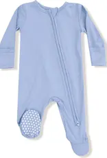 Angel Dear Basics - Soft Chambray - 2 Way Zipper Footie