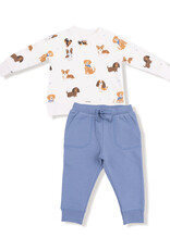 Angel Dear Best Friend Dogs French Terry Jogger Set