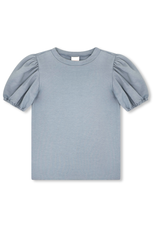 Set Proper Jane Blouse - Lake Blue Knit