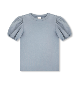 Set Proper Jane Blouse - Lake Blue Knit