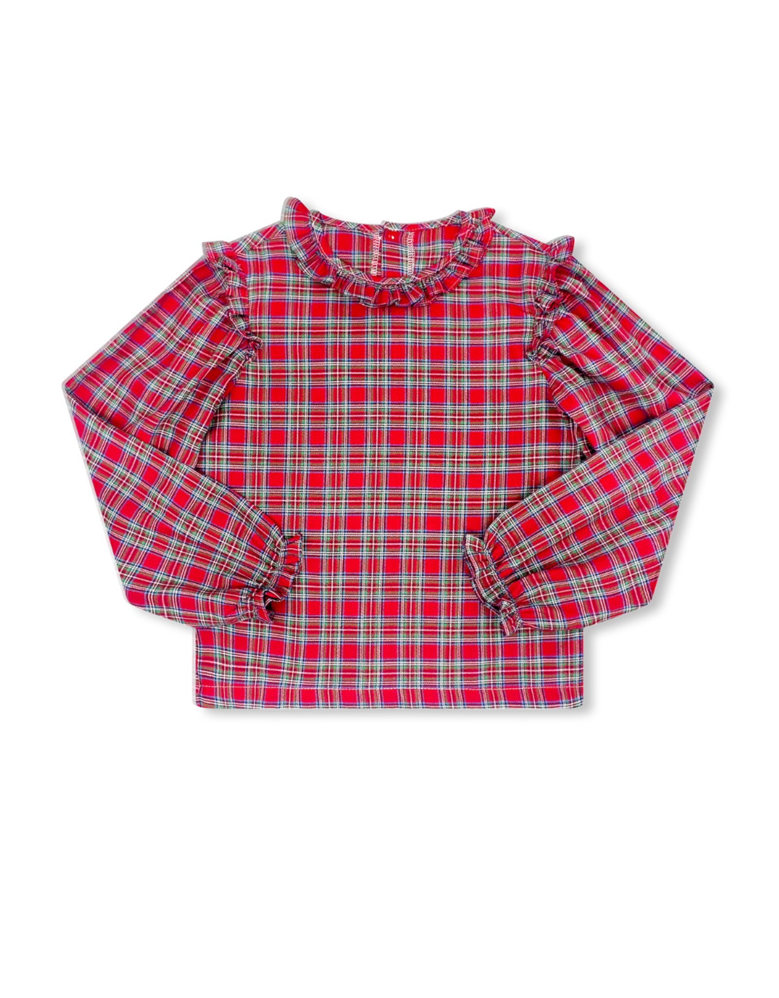 Set Proper Evelyn Blouse Long Sleeve, Hawthorn Plaid