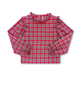Set Proper Evelyn Blouse Long Sleeve, Hawthorn Plaid