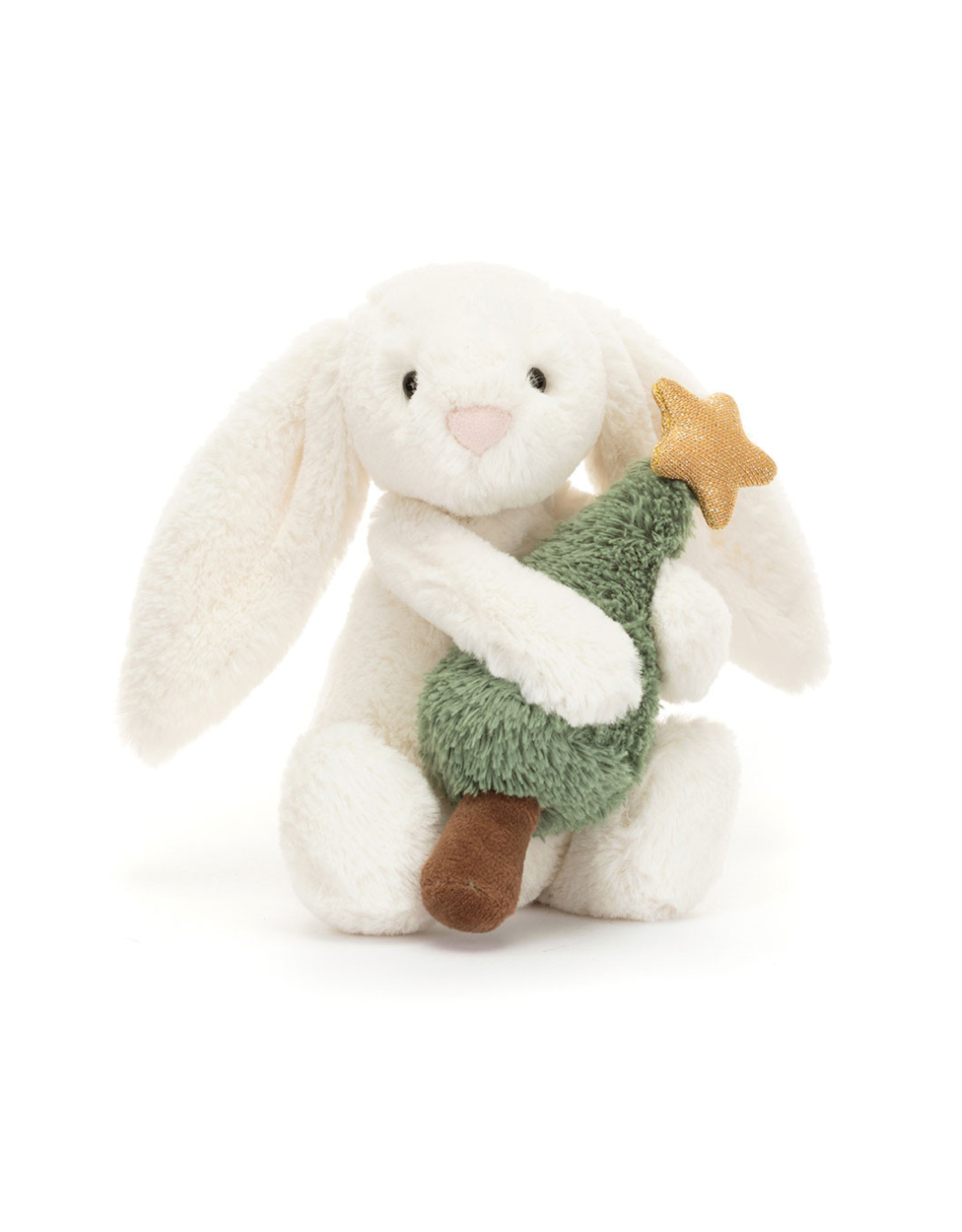 Jelly Cat Bashful Bunny With Christmas Tree