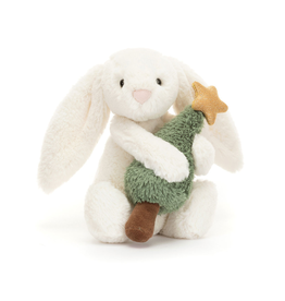 Jelly Cat Bashful Bunny With Christmas Tree