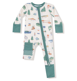 Angel Dear Fishing Things 2 Way Zipper Romper