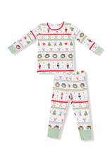 Angel Dear Nutcracker Fair Isle- L/S Loungewear Set