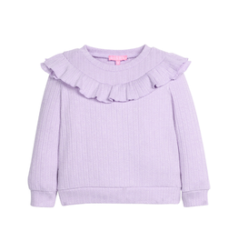 Bisby Jody Top, Lilac Cableknit