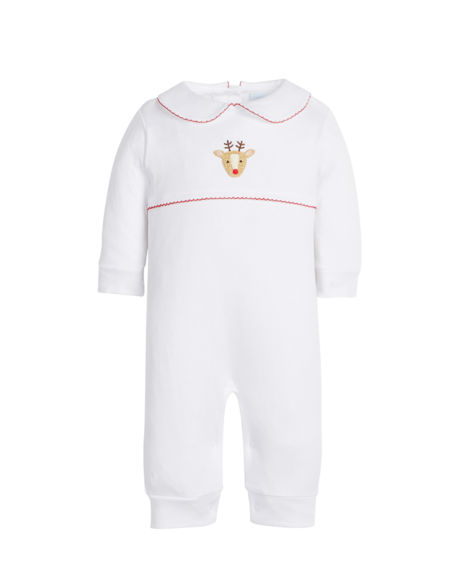 Little English Crochet Playsuit, Reindeer