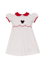 Petit Bebe Minnie Mouse Bitty Dot Dress