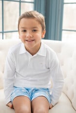 James and Lottie Conrad Knit Short Set, Blue Pumpkins