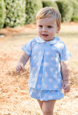 James and Lottie Rory Knit Diaper Set, Blue Pumpkins