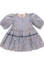 Pink Chicken Maribelle Dress, Blue Climbing Floral