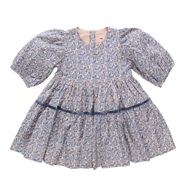 Pink Chicken Maribelle Dress, Blue Climbing Floral
