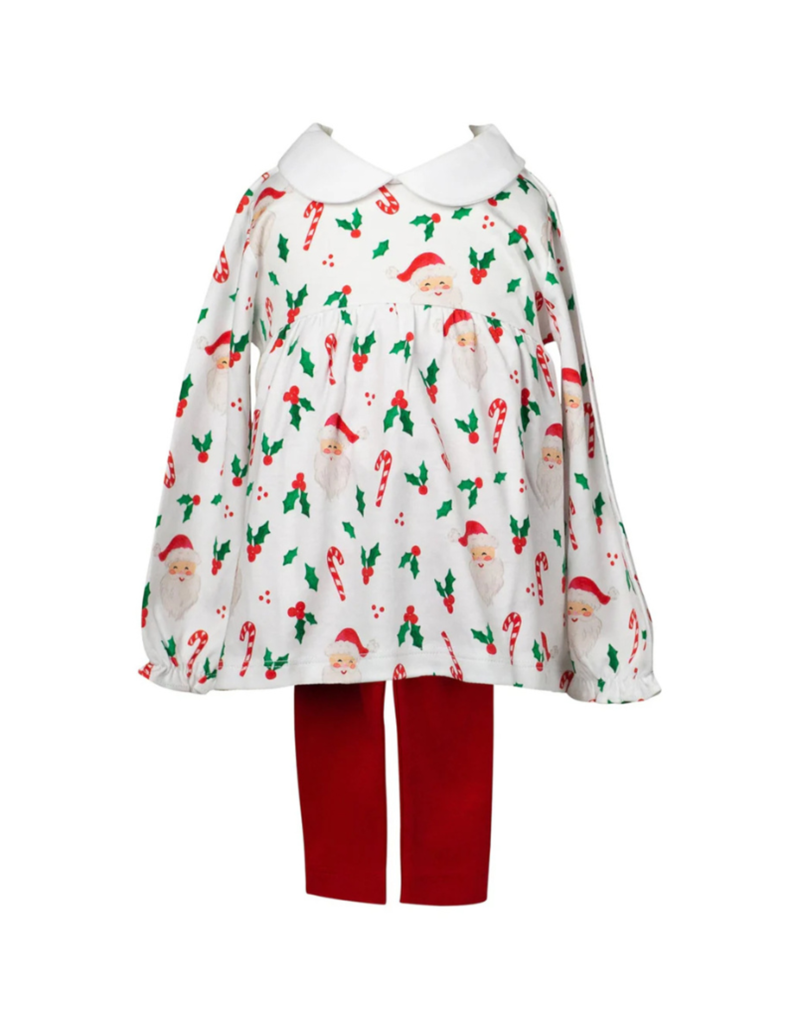 The Proper Peony St. Nick Pima Legging Tunic Set