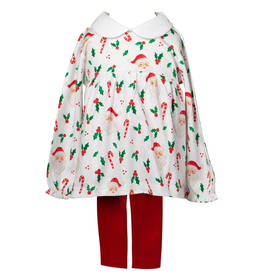 The Proper Peony St. Nick Pima Legging Tunic Set