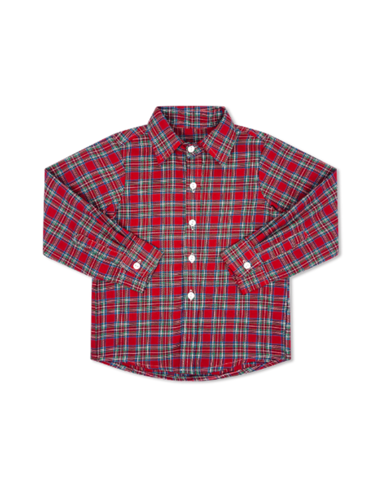 LullabySet Brees Button Down, Woodstock Plaid