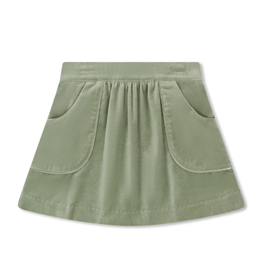 LullabySet Isabella Skirt, Leyland Green Velvet