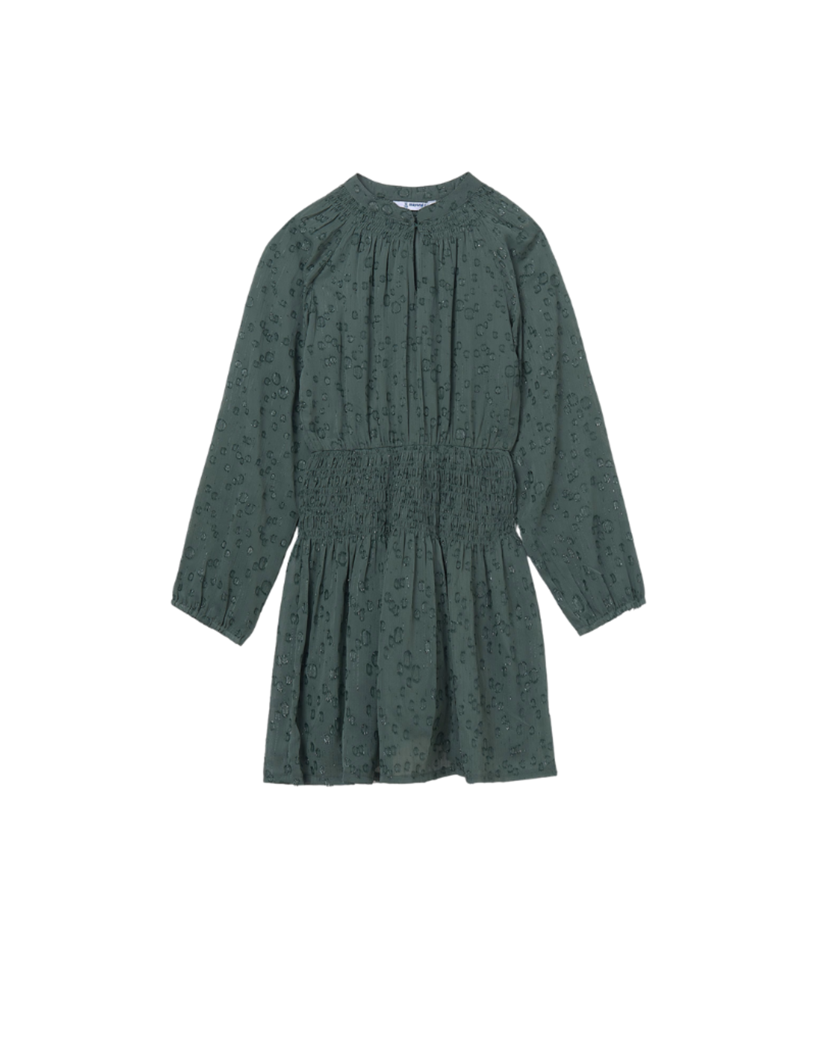 Mayoral Eucalyptus Chiffon Dress