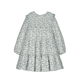 Mayoral Sage Floral Printed Dress