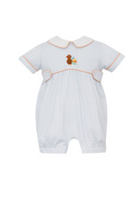 Petit Bebe Blue Stripe Knit Romper, Turkey