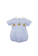 Petit Bebe Blue Stripe Knit Bubble, Turkey