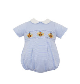 Petit Bebe Blue Stripe Knit Bubble, Turkey