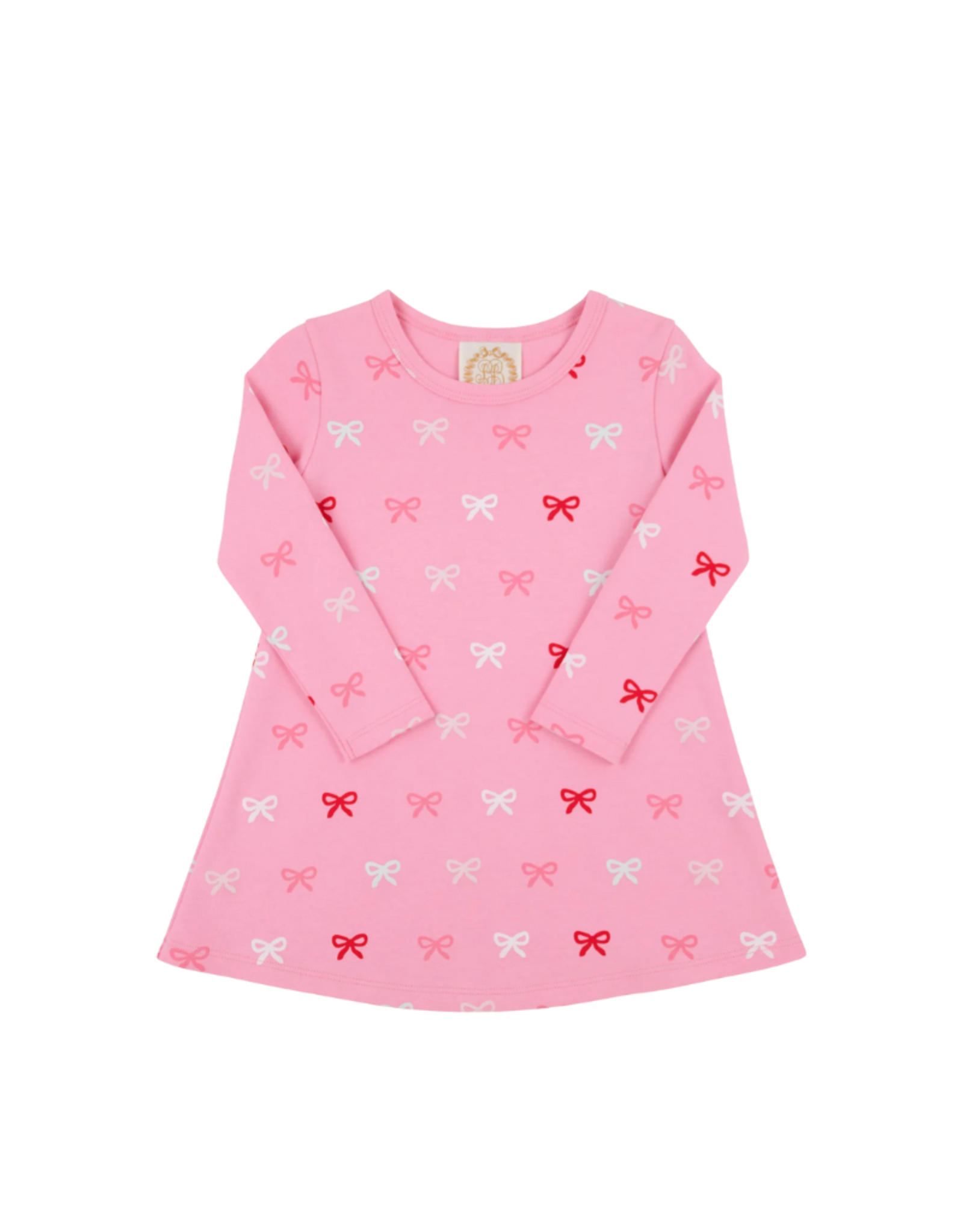 The Beaufort Bonnet Company Polly Play Dress LS, Bitty Bows