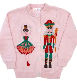 Lulu Bebe LLC Nutcracker Knit Pink Sweater